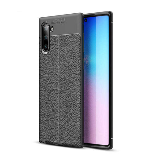 Galaxy Note 10 Kılıf Zore Niss Silikon Kılıf - Siyah
