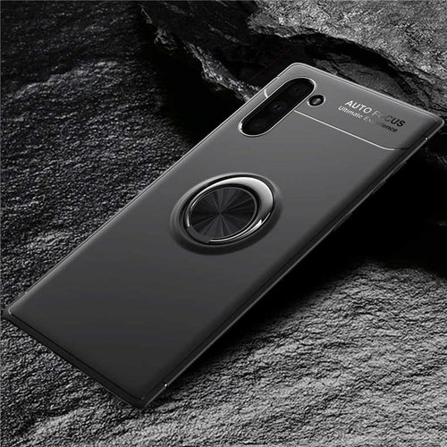 Galaxy Note 10 Kılıf Zore Ravel Silikon Kılıf - Siyah