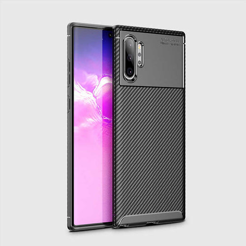 Galaxy Note 10 Plus Kılıf Zore Negro Silikon Kılıf - Siyah
