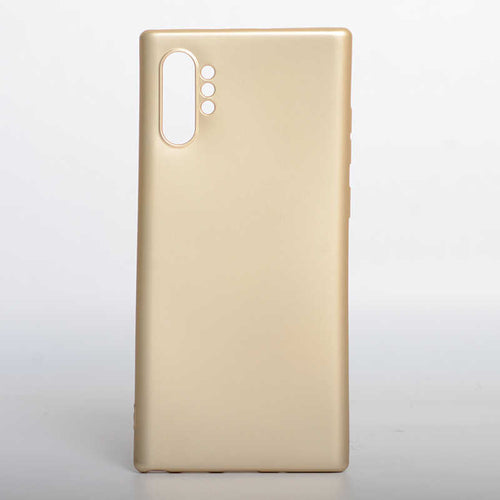 Galaxy Note 10 Plus Kılıf Zore Premier Silikon Kılıf - Gold