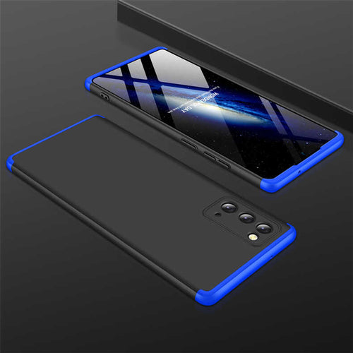 Galaxy Note 20 Kılıf Zore Ays Kılıf - Siyah-Mavi