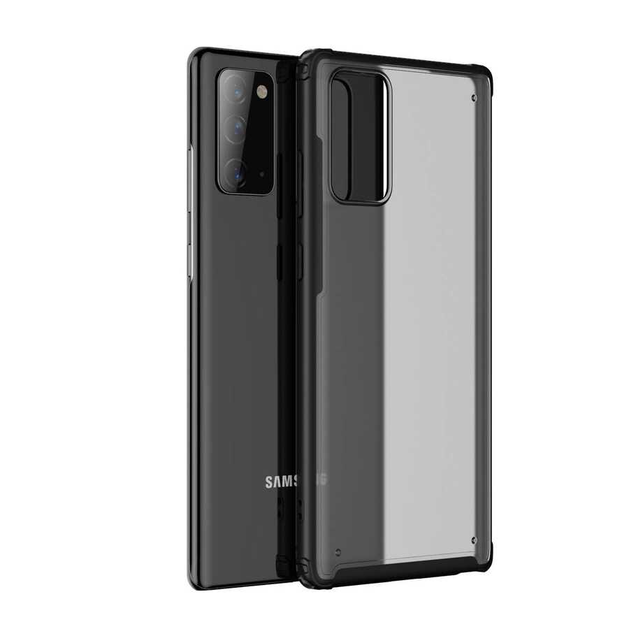 Galaxy Note 20 Kılıf Zore Volks Kılıf - Siyah