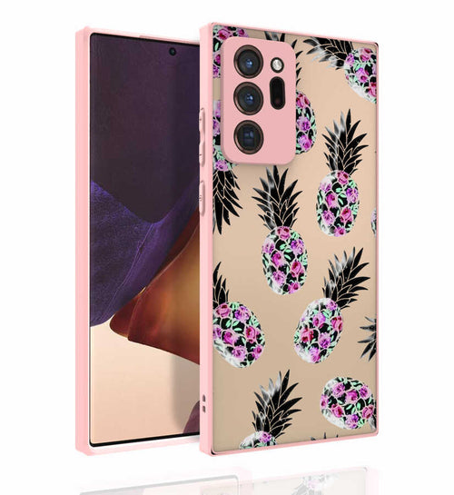 Galaxy Note 20 Ultra Kılıf Desenli Kamera Korumalı Parlak Zore Nora Kılıf - NO1