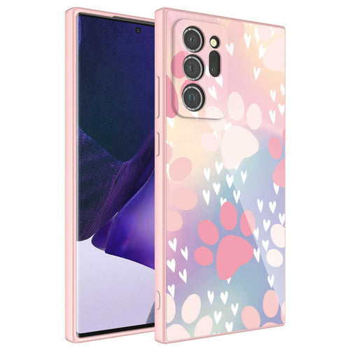 Galaxy Note 20 Ultra Kılıf Kamera Korumalı Desenli Sert Silikon Zore Epoksi Kılıf - NO4