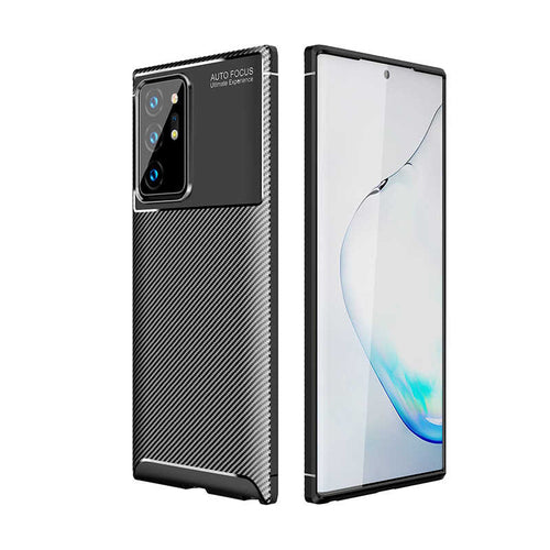 Galaxy Note 20 Ultra Kılıf Zore Negro Silikon Kılıf - Siyah