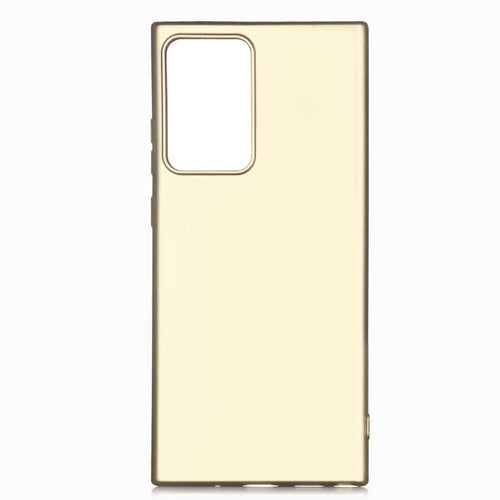 Galaxy Note 20 Ultra Kılıf Zore Premier Silikon Kılıf - Gold