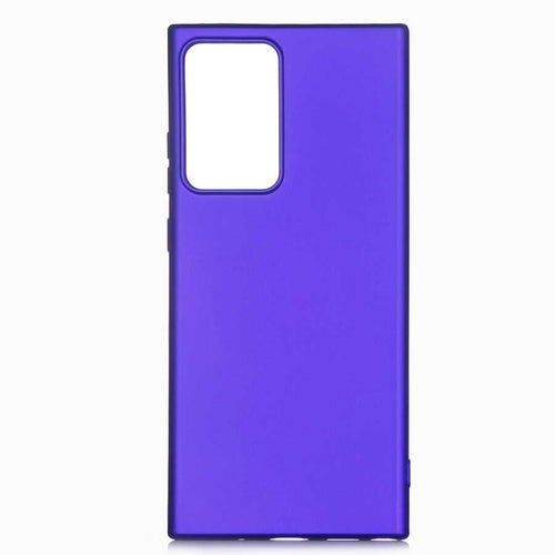 Galaxy Note 20 Ultra Kılıf Zore Premier Silikon Kılıf - Saks Mavi