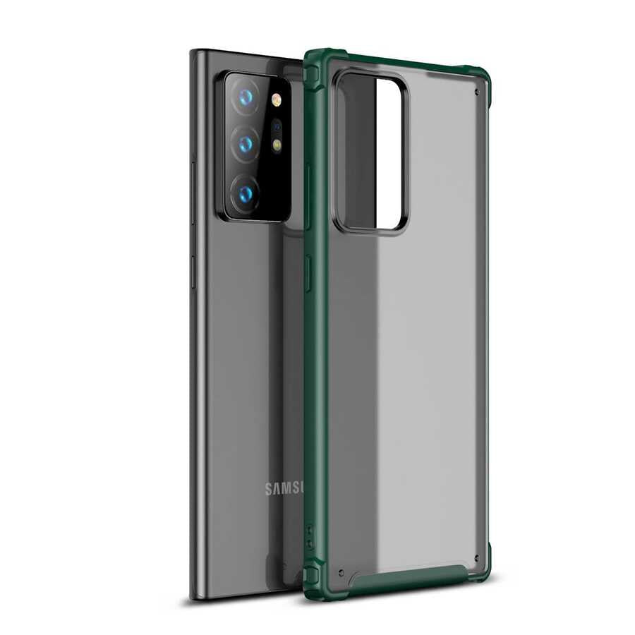 Galaxy Note 20 Ultra Kılıf Zore Volks Kılıf - Koyu Yeşil