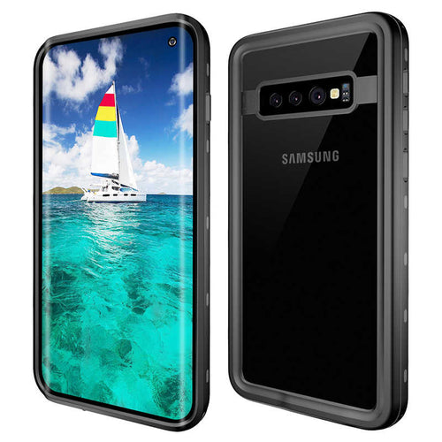 Galaxy S10 Kılıf Zore 1-1 Su Geçirmez Kılıf - Siyah