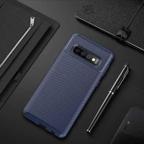 Galaxy S10 Kılıf Zore Negro Silikon Kılıf - Lacivert