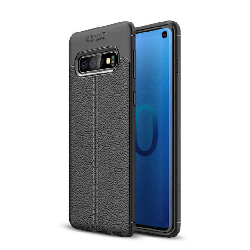 Galaxy S10 Kılıf Zore Niss Silikon Kılıf - Siyah