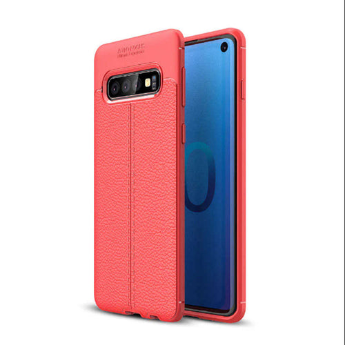 Galaxy S10 Kılıf Zore Niss Silikon Kılıf - Kırmızı