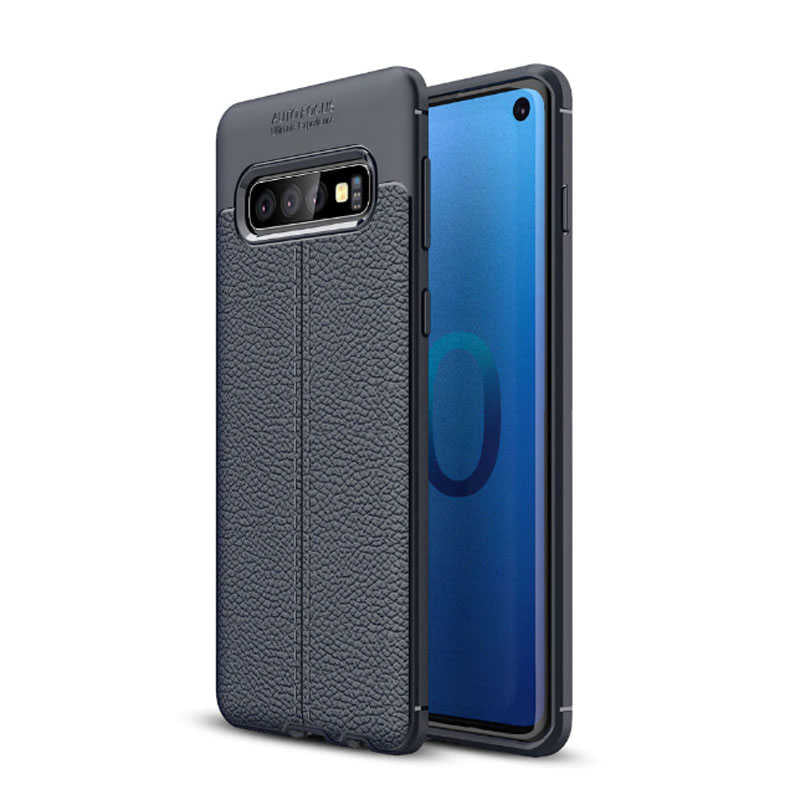 Galaxy S10 Kılıf Zore Niss Silikon Kılıf - Lacivert