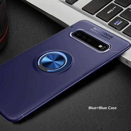 Galaxy S10 Kılıf Zore Ravel Silikon Kılıf - Mavi