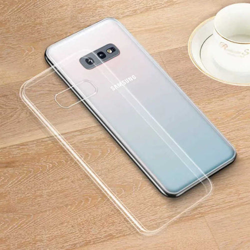 Galaxy S10E Kılıf Zore Süper Silikon Kılıf - Renksiz
