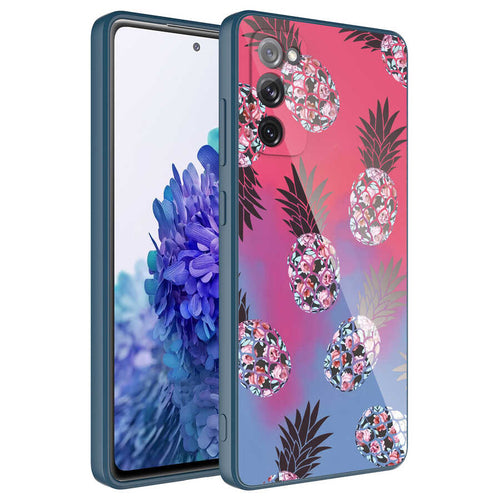 Galaxy S20 FE Kılıf Kamera Korumalı Desenli Sert Silikon Zore Epoksi Kılıf - NO3