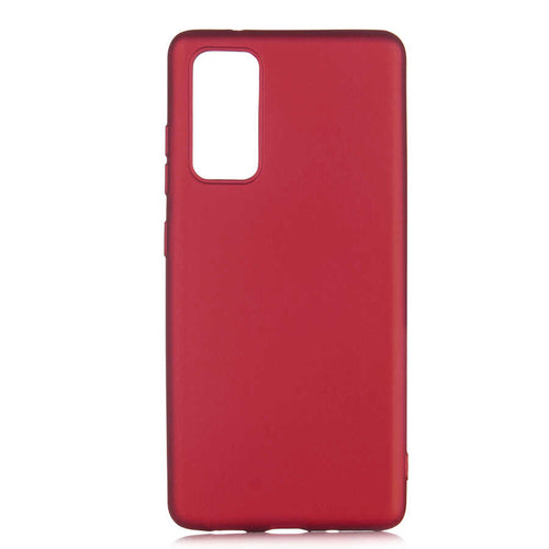 Galaxy S20 FE Kılıf Zore Premier Silikon Kılıf - Mürdüm