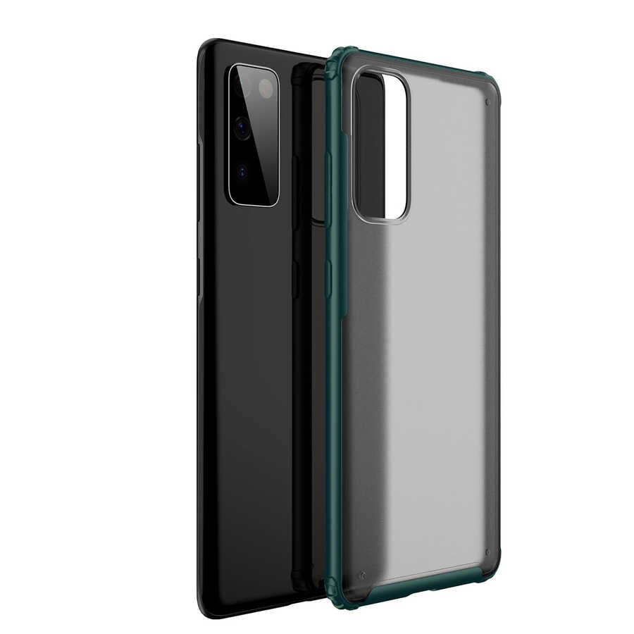 Galaxy S20 FE Kılıf Zore Volks Kılıf - Koyu Yeşil
