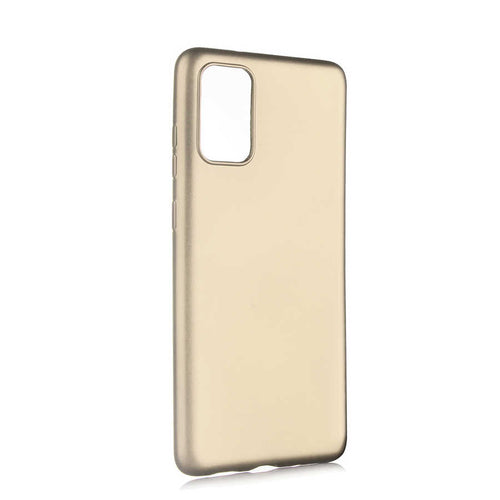 Galaxy S20 Plus Kılıf Zore Premier Silikon Kılıf - Gold