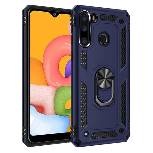 Galaxy A21 Kılıf Zore Vega Kılıf - Mavi