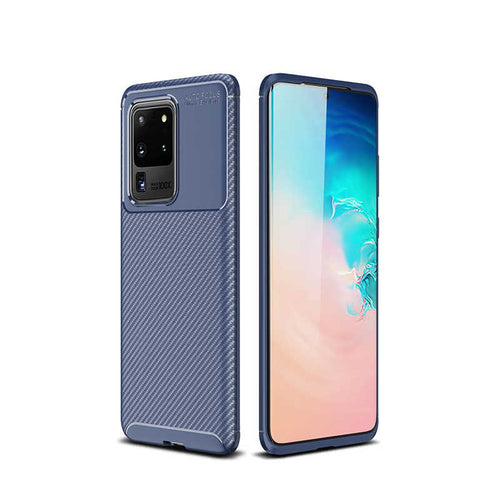 Galaxy S20 Ultra Kılıf Zore Negro Silikon Kılıf - Lacivert