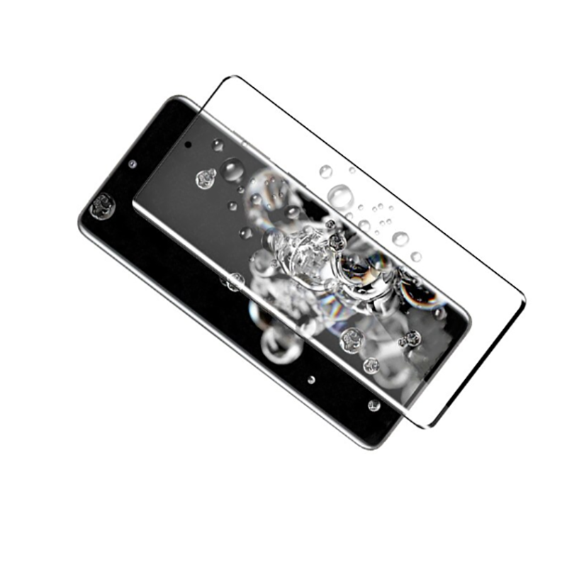 Galaxy S20 Ultra Zore Süper Pet Ekran Koruyucu Jelatin - Siyah