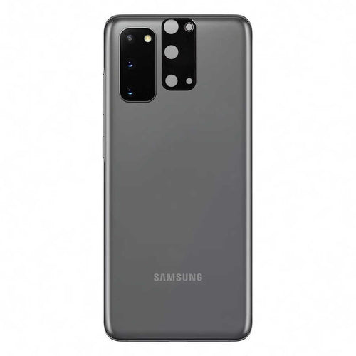 Galaxy S20 Zore 3D Kamera Camı - Siyah