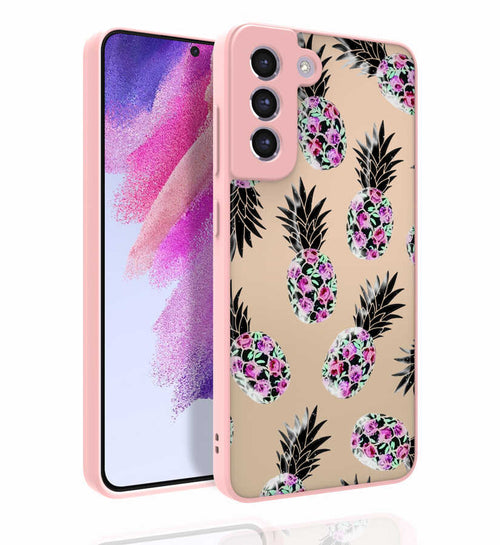 Galaxy S21 FE Kılıf Desenli Kamera Korumalı Parlak Zore Nora Kılıf - NO1