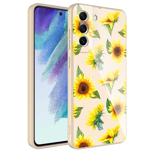 Galaxy S21 FE Kılıf Kamera Korumalı Desenli Sert Silikon Zore Epoksi Kılıf - NO2