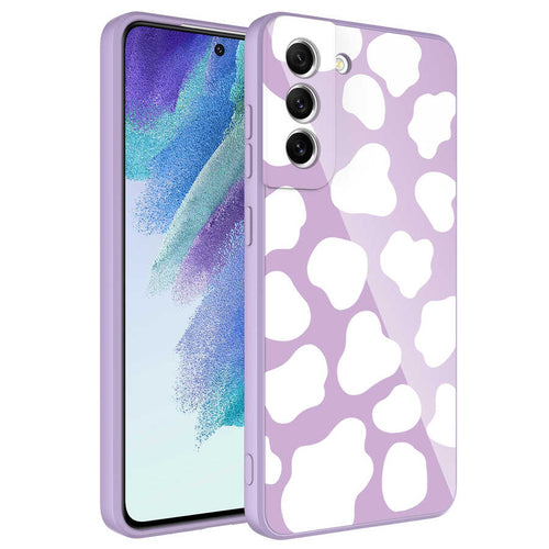 Galaxy S21 FE Kılıf Kamera Korumalı Desenli Sert Silikon Zore Epoksi Kılıf - NO6