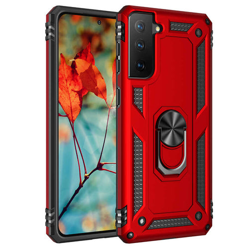 Galaxy S21 Kılıf Zore Vega Kılıf - Kırmızı