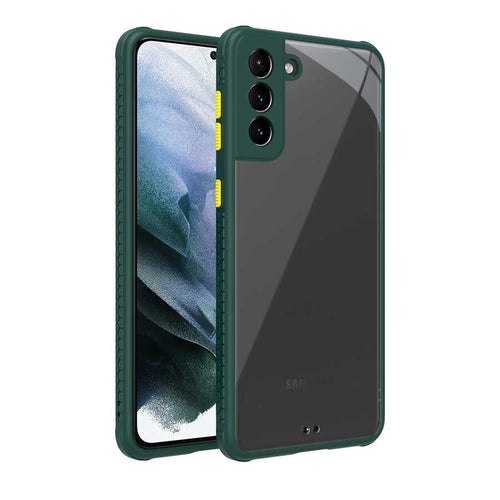 Galaxy S21 Plus Kılıf ​​Zore Kaff Kılıf - Koyu Yeşil