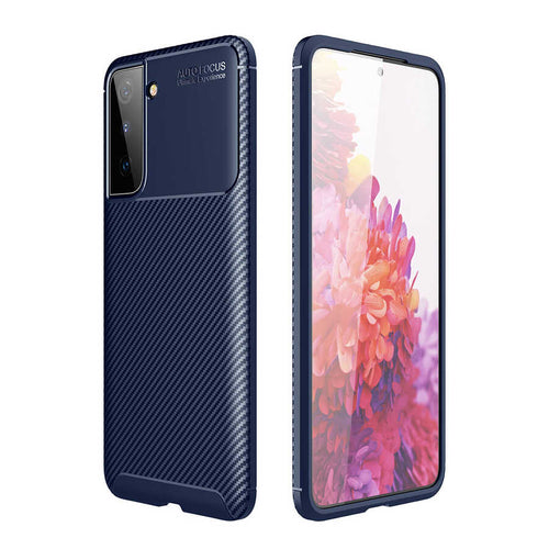 Galaxy S21 Plus Kılıf Zore Negro Silikon Kılıf - Lacivert