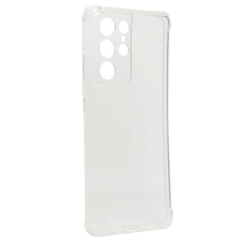 Galaxy S21 Ultra Kılıf Zore Kamera Korumalı Nitro Anti Shock Silikon - Renksiz