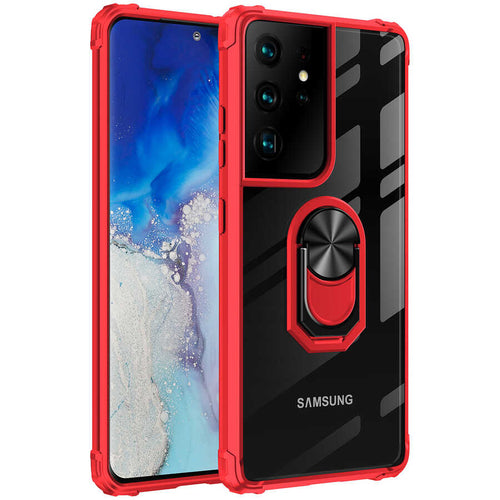 Galaxy S21 Ultra Kılıf Zore Mola Kılıf - Kırmızı
