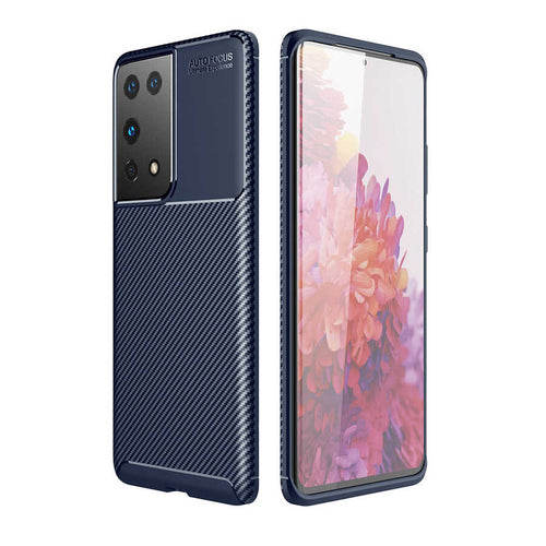 Galaxy S21 Ultra Kılıf Zore Negro Silikon Kılıf - Lacivert