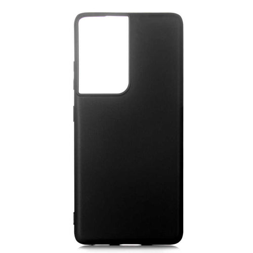 Galaxy S21 Ultra Kılıf Zore Premier Silikon Kılıf - Siyah