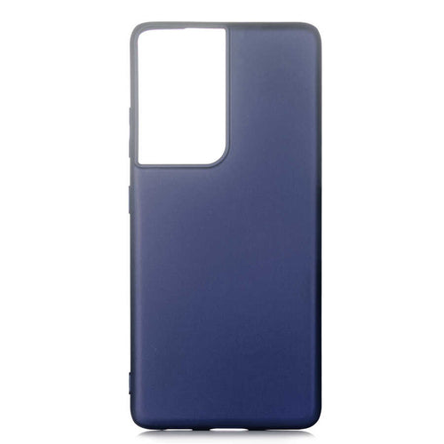 Galaxy S21 Ultra Kılıf Zore Premier Silikon Kılıf - Lacivert