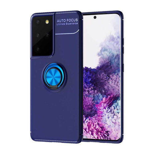 Galaxy S21 Ultra Kılıf Zore Ravel Silikon Kılıf - Mavi