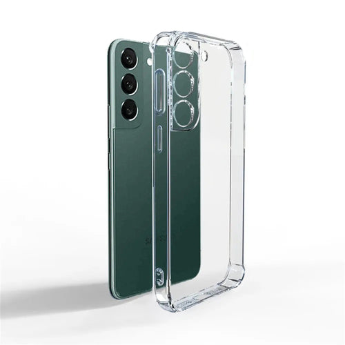 Galaxy S22 Kılıf Zore 2mm Anti Shock Silikon - Renksiz