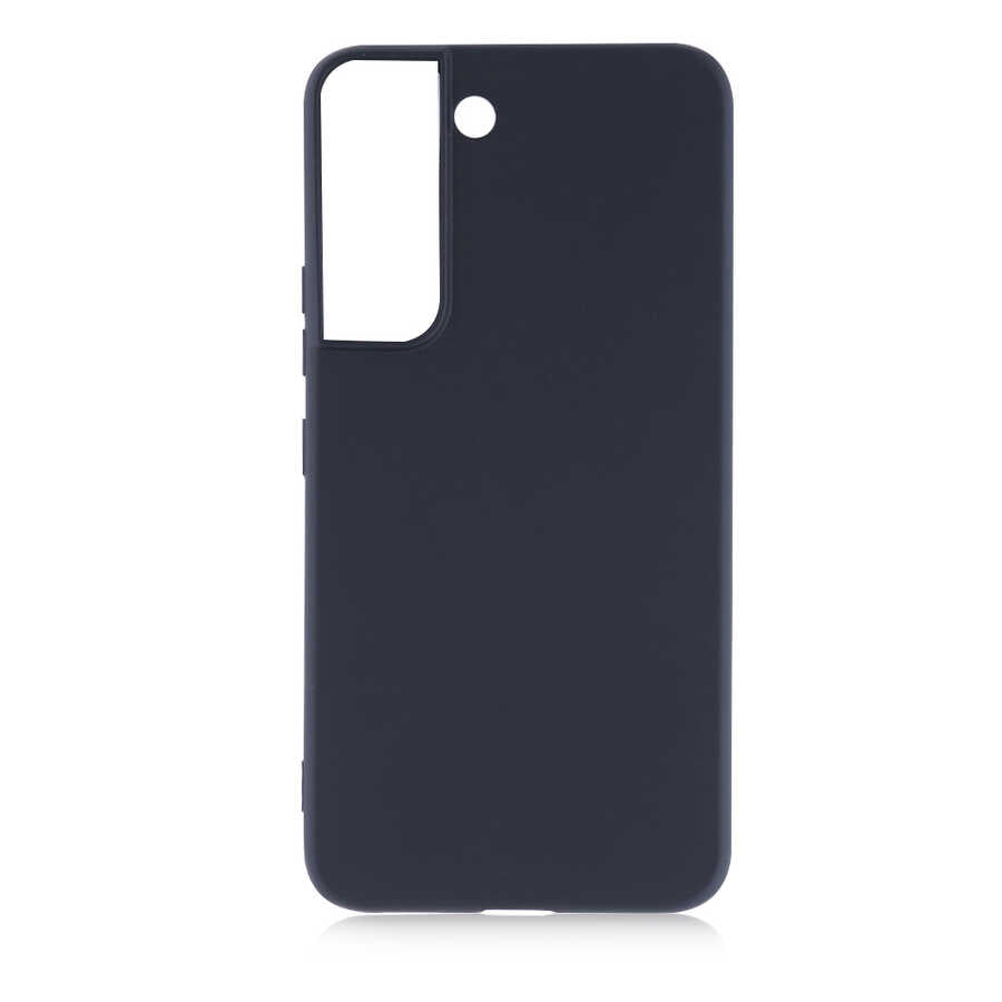 Galaxy S22 Kılıf Zore Premier Silikon Kılıf - Siyah