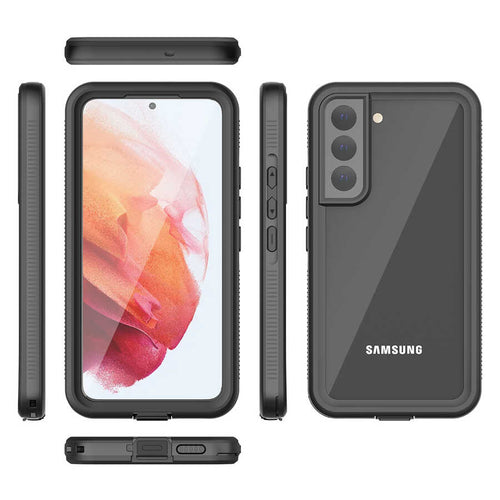Galaxy S22 Plus Kılıf 1-1 Su Geçirmez Kılıf - Siyah