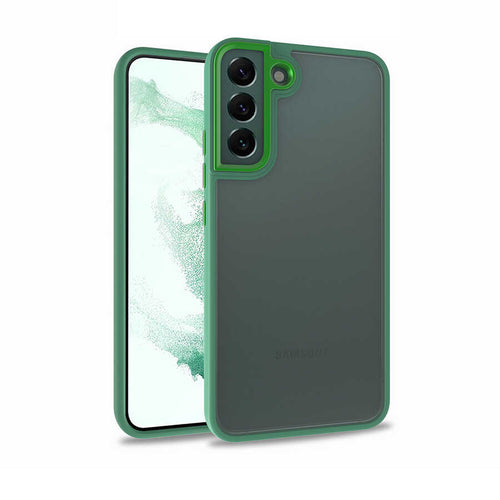 Galaxy S22 Plus Kılıf Zore Flora Kılıf - Yeşil
