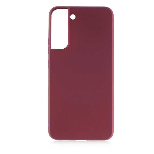 Galaxy S22 Plus Kılıf Zore Premier Silikon Kılıf - Mürdüm