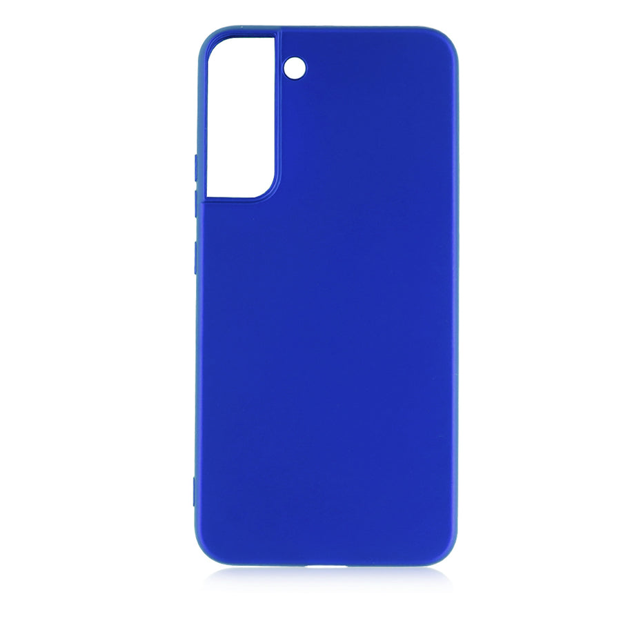 Galaxy S22 Plus Kılıf Zore Premier Silikon Kılıf - Saks Mavi