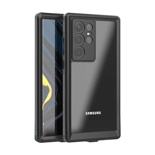 Galaxy S22 Ultra Kılıf 1-1 Su Geçirmez Kılıf - Siyah
