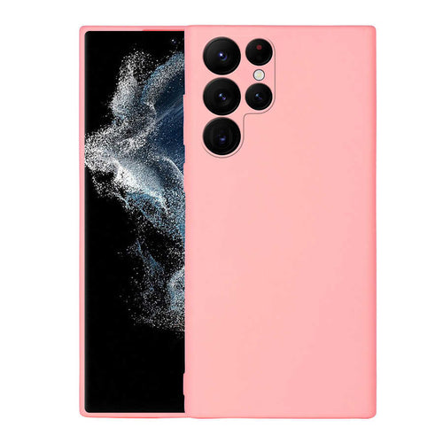 Galaxy S22 Ultra Kılıf Zore Mara Lansman Kılıf - Pembe Açık