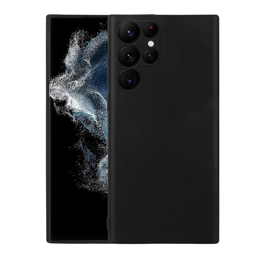 Galaxy S22 Ultra Kılıf Zore Mara Lansman Kılıf - Siyah
