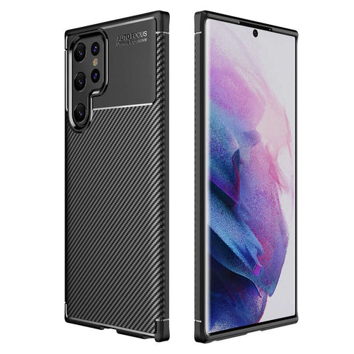 Galaxy S22 Ultra Kılıf Zore Negro Silikon Kılıf - Siyah