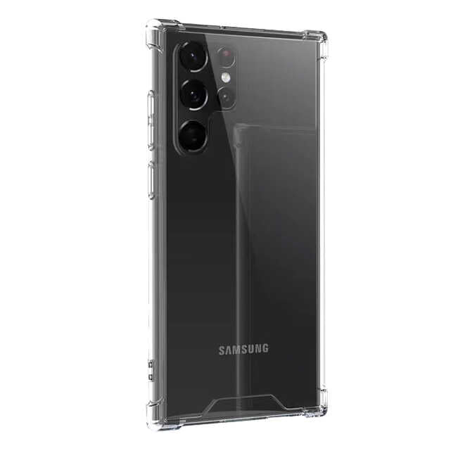 Galaxy S22 Ultra Kılıf Zore Nitro Anti Shock Silikon - Renksiz